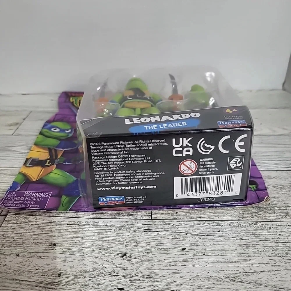 2023‎ TMNT Teenage Mutant Ninja Turtles Playmates Leonardo Mutant Mayhem Figure